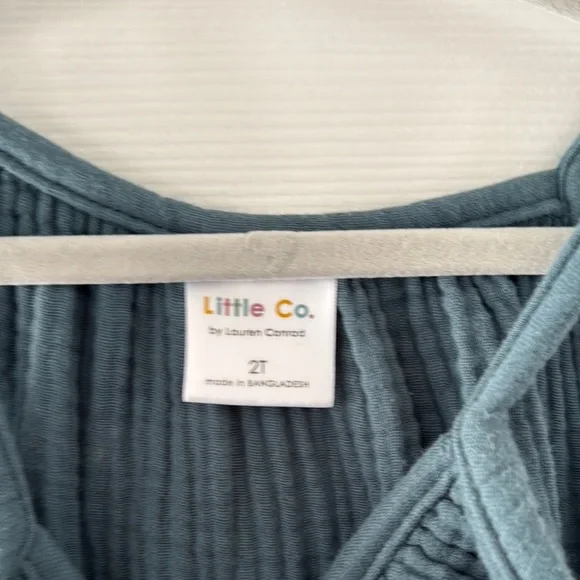 Toddler Sleeveless Dress in Blue - Picture 2 of 2